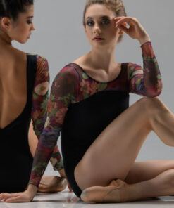 Maillot Manga Ballet Rosa Valentina