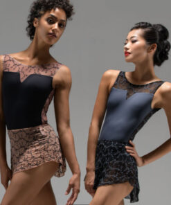 Falda Bordada Ballet Rosa Eliana