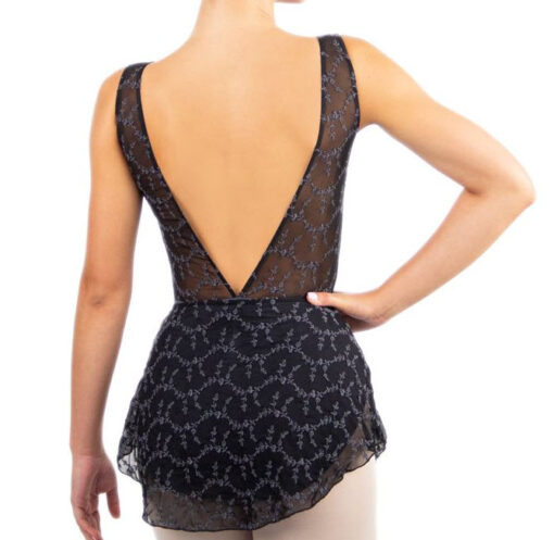 Falda Bordada Ballet Rosa Eliana