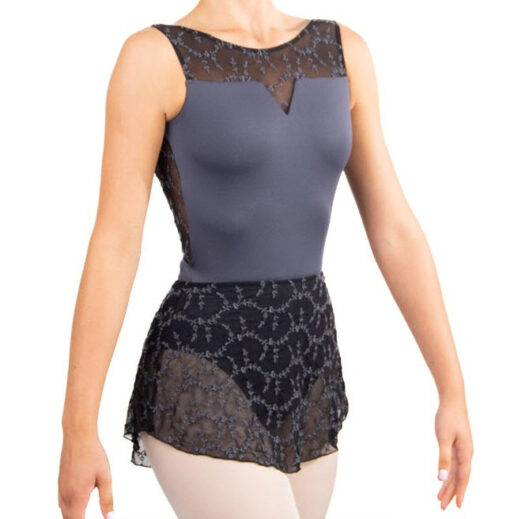 Falda Bordada Ballet Rosa Eliana