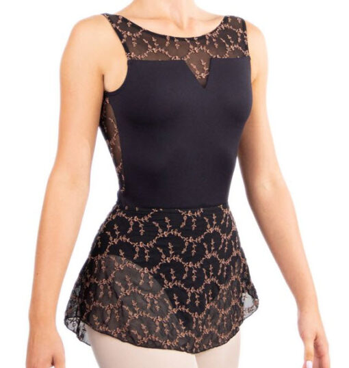 Falda Bordada Ballet Rosa Eliana
