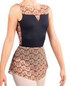 Falda Bordada Ballet Rosa Eliana