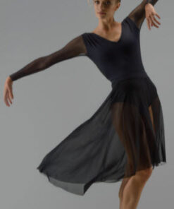 Falda Cascada Ballet Rosa Lumi