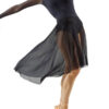 Falda Cascada Ballet Rosa Lumi