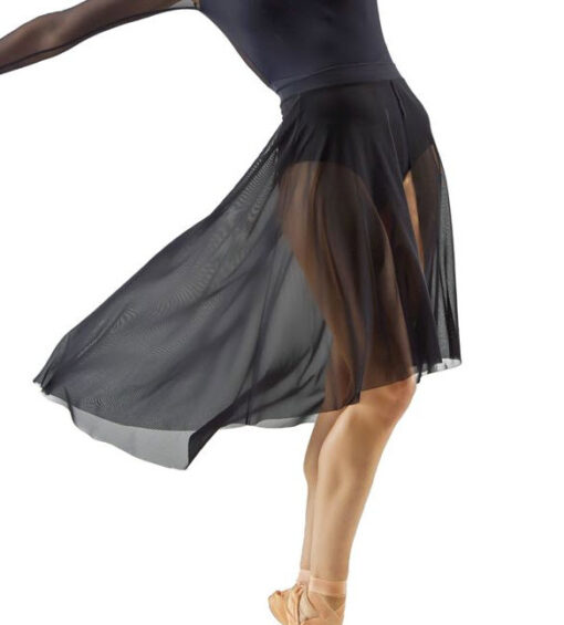 Falda Cascada Ballet Rosa Lumi