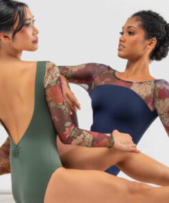 Maillot Manga Ballet Rosa Valentina