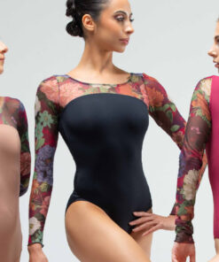 Maillot Manga Ballet Rosa Valentina