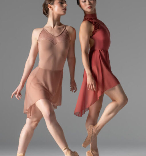 Falda Asimétrica Ballet Rosa Ninette
