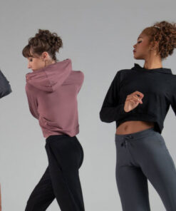 Sudadera Bolsillos Ballet Rosa Ren