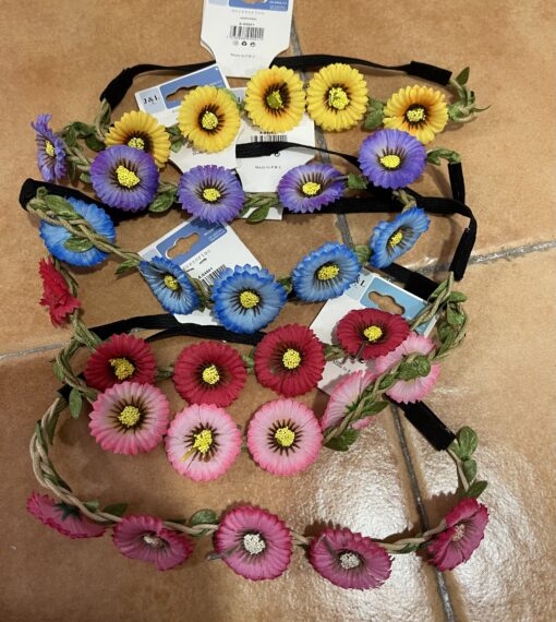 Diadema Danza Flores CHD