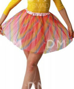 Falda de Ballet Tul Media Multicolor