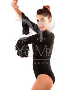 Maillot Flamenco Manga Doble Volante Adulto