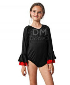 Maillot Flamenco Manga Doble Volante Infantil