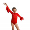 Maillot Flamenco Manga Doble Volante Infantil