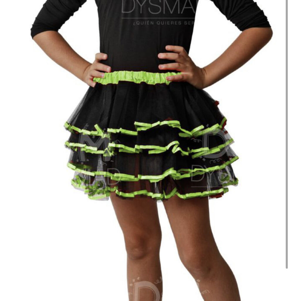 Falda Tutú Negro Para Niña - Ballet, Tul, Cintura Elástica, Ideal Para Disfraces, Fiestas Y Fotos