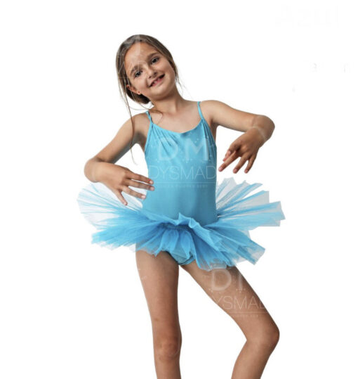 Maillot con Tutu de Ballet Infantil Básico