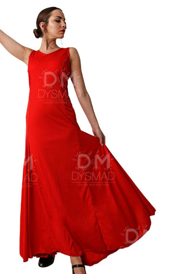 Vestido Flamenco Liso Adulto