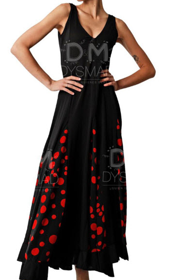 Vestido Flamenco Lunares Adulto