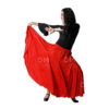 Falda Flamenco Lisa Quillas Infantil