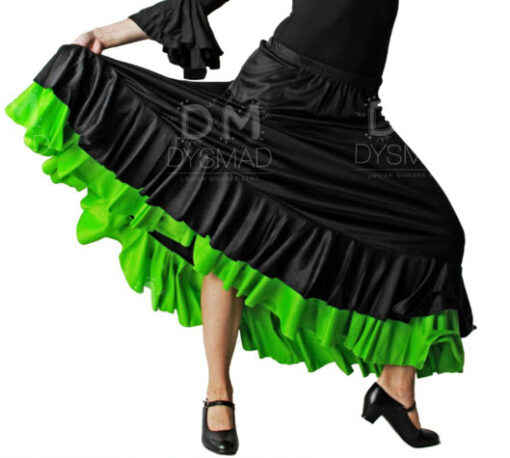 Falda Flamenco 2 Volantes Adulto