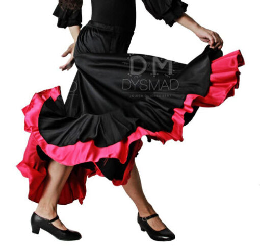 Falda Flamenco 2 Volantes Adulto