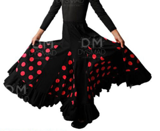 Falda Flamenco Quillas y Lunares Infantil