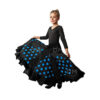 Falda Flamenco Quillas y Lunares Infantil