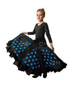 Falda Flamenco Quillas y Lunares Infantil