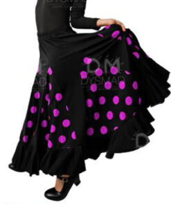 Falda Flamenco Quillas y Lunares Infantil