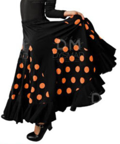 Falda Flamenco Quillas y Lunares Infantil