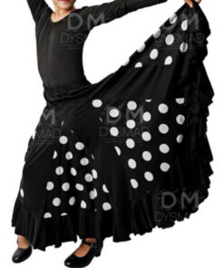 Falda Flamenco Quillas y Lunares Infantil