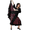 Falda Flamenco Quillas y Lunares Adulto