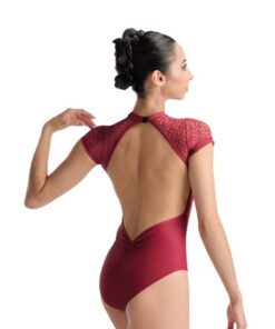 Maillot Manga Japonesa Ballet Rosa Nicolette