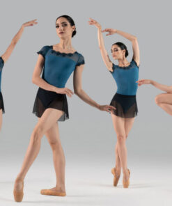 Maillot Manga Japonesa Ballet Rosa Jacquie