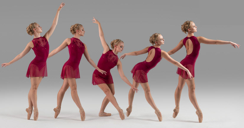 Falda Asimétrica Corta Ballet Rosa Erika