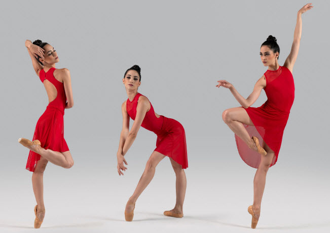 Falda Frunce Ballet Rosa Millie