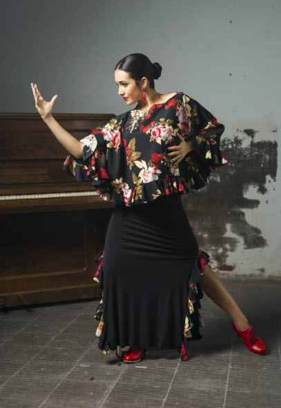 Falda Flamenca Davedans VICUÑA