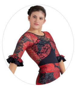 Maillot Flamenco Blonda Estampada Happy Dance