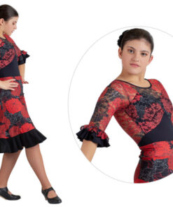 Maillot Flamenco Blonda Estampada Happy Dance