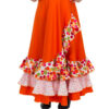 Falda Flamenca Naranja Happy Dance