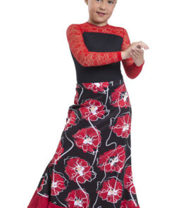 Falda Flamenca Doble Volante Happy Dance