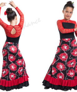 Falda Flamenca Doble Volante Happy Dance