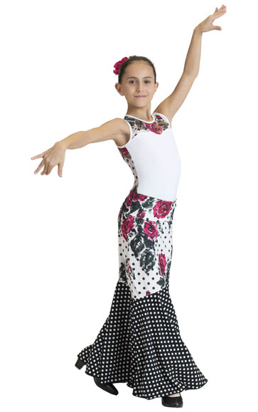 Falda Flamenco Topitos Happy Dance
