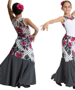 Falda Flamenco Topitos Happy Dance