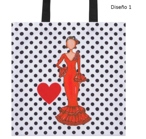 Bolsa Tela TOTE Diseños Flamencos