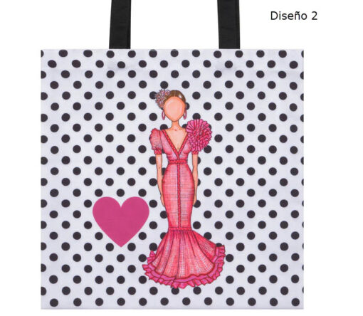 Bolsa Tela TOTE Diseños Flamencos