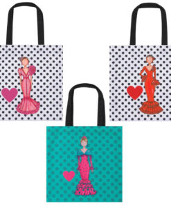 Bolsa Tela TOTE Diseños Flamencos