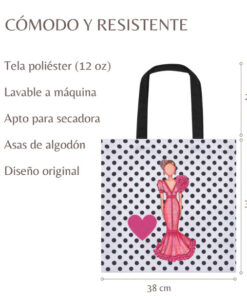 Bolsa Tela TOTE Diseños Flamencos