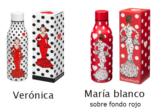 Botella Térmica Diseños Flamencos