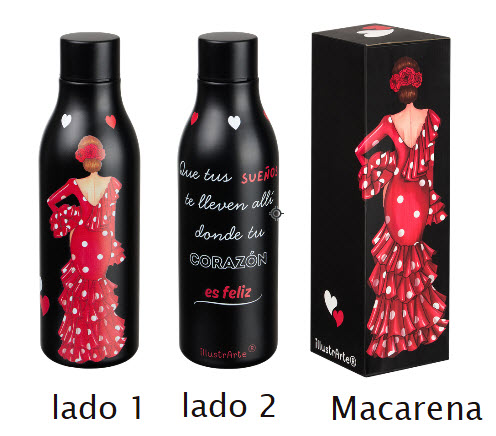Botella Térmica Diseños Flamencos